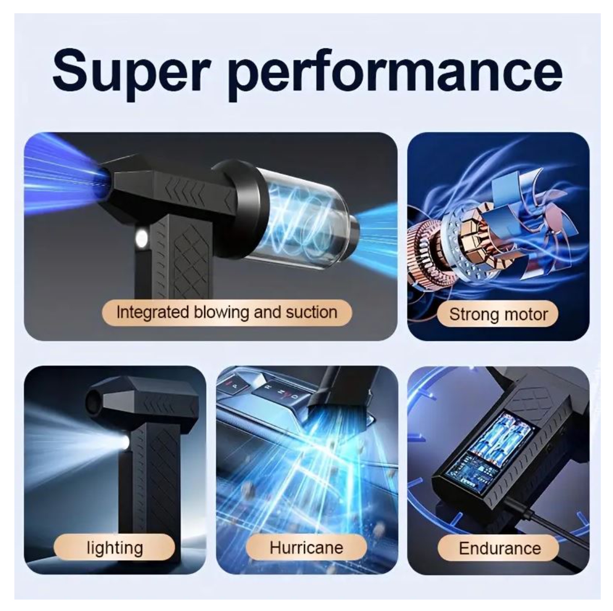 Miniatura 4 de Sopladora Turbo Aspiradora con Estuche